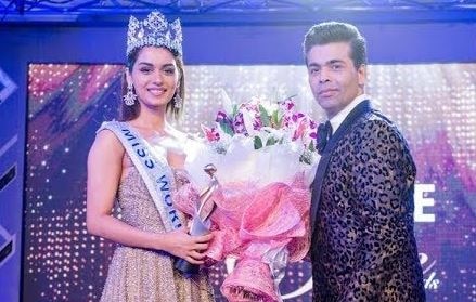 Karan Johar to launch Manushi Chhillar? Karan Johar to launch Manushi Chhillar?