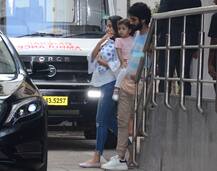 PHOTO GALLERY: Mira Rajput with son Zain Kapoor leaves for home; Shahid-Misha, mom Bela & sister Priya Tulshan were in company!