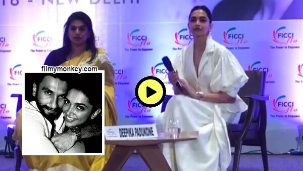 Watch Deepika Padukone's REACTION on Wedding question with Ranveer Singh at FICCI event! Watch Deepika Padukone's REACTION on Wedding question with Ranveer Singh at FICCI event!