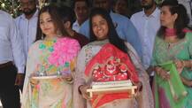 Ganesh Chaturthi: Salman Khan’s sister Arpita WELCOMES Lord Ganesha to her home with a bright smile (SEE PICS)