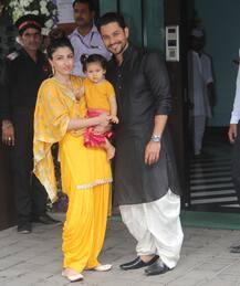 Ganesh Chaturthi 2018 Day 2 PICS: Inaaya Naumi Kemmu in a lehenga at Arpita Khan Sharma's home for darshan!