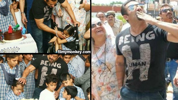 PICS: Salman Khan's adorable moments with special children in Jaipur during Umang centre inauguration PICS: Salman Khan's adorable moments with special children in Jaipur during Umang centre inauguration