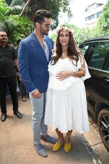 PHOTOS: Karan Johar, Preity Zinta, Vicky Kaushal, Arbaaz Khan with girlfriend & other CELEBS at Neha Dhupia's BABY SHOWER!