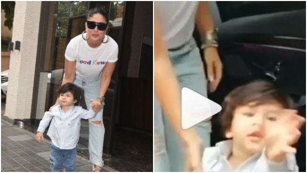 WATCH: Taimur Ali Khan waves ‘Hi’ at paparazzi & the video is too CUTE to miss WATCH: Taimur Ali Khan waves ‘Hi’ at paparazzi & the video is too CUTE to miss