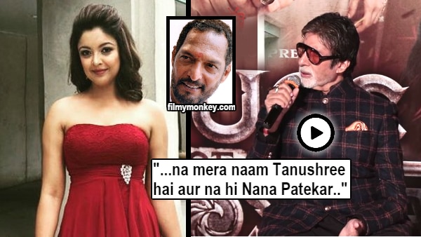 Tanushree Dutta REACTS to Amitabh Bachchan's comment 