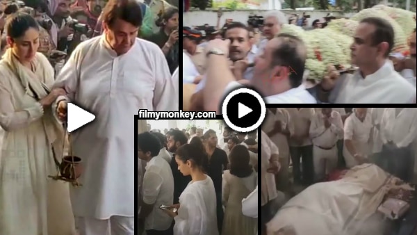 Krishna Raj Kapoor FUNERAL Videos: Sons Rajeev & Randhir Kapoor perform last rites! Krishna Raj Kapoor FUNERAL Videos: Sons Rajeev & Randhir Kapoor perform last rites!