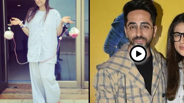 Andhadhun: Ayushmann Khurrana's wife Tahira Kashyap makes first public appearance post Breast cancer surgery at film's screening! Andhadhun: Ayushmann Khurrana's wife Tahira Kashyap makes first public appearance post Breast cancer surgery at film's screening!