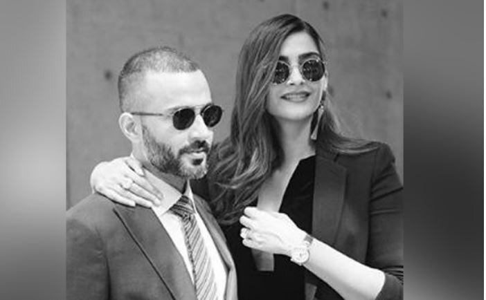 Sonam wishes husband Anand on National Boyfriend Day Sonam wishes husband Anand on National Boyfriend Day