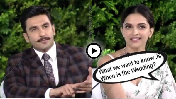 Ranveer Singh, Deepika Padukone REACT on their Wedding date rumors.. WATCH VIDEO! Ranveer Singh, Deepika Padukone REACT on their Wedding date rumors.. WATCH VIDEO!