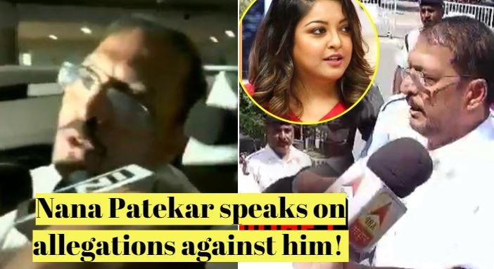 WATCH VIDEO: Nana Patekar FINALLY reacts on Tanushree Dutta's allegations against him, says 'Jo jhhooth hai wo jhhooth hi hai.