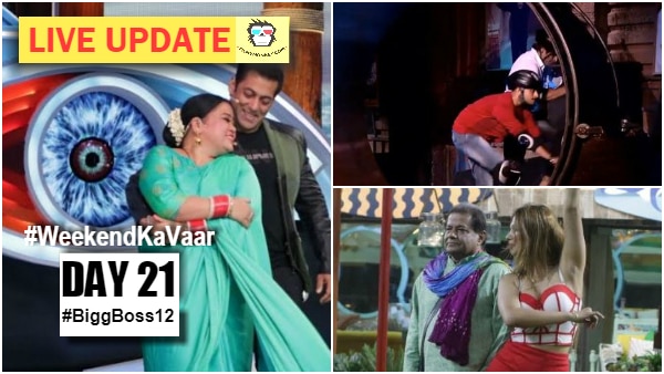 Bigg Boss 12 Weekend Ka Vaar Day 21 LIVE updates Bharti Singh