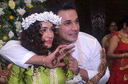 Prince Narula-Yuvika Chaudhary dance like no one is watching on their MEHENDI FUNCTION