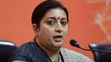 Why was Rahul \'silent\' when Kamal Nath spoke against workers from UP, Bihar: Smriti Irani