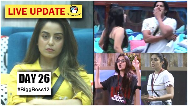 Bigg Boss 12 Day 26 HIGHLIGHTS: Srishty, Shivashish & Saurabh sent to Kaalkothri; Dipika-Neha defend accusations against them Bigg Boss 12 Day 26 HIGHLIGHTS: Srishty, Shivashish & Saurabh sent to Kaalkothri; Dipika-Neha defend accusations against them