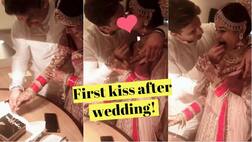 WATCH: NEWLY-MARRIED Prince Narula & Yuvika Choudhary seal it with a KISS after exchanging WEDDING VOWS!