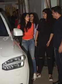 IN PICS: Arjun Kapoor's all three sisters- Anshula, Janhvi & Khushi are all smiles & giggles at their bhaiya's movie 'Namastey England' screening!