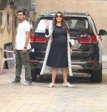 IN PICS: Mommy-to-be Neha Dhupia slays her PREGNANCY look as she flaunts her HUGE BABY BUMP!