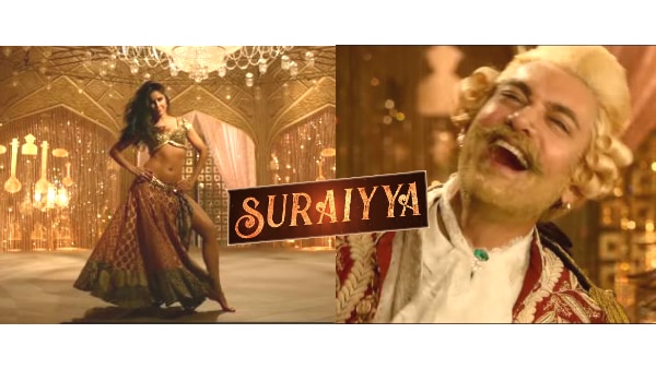 Suraiyya song teaser: Katrina Kaif's moves in Prabhudeva choreographed 'Thugs Of Hindostan' track are super hot! Suraiyya song teaser: Katrina Kaif's moves in Prabhudeva choreographed 'Thugs Of Hindostan' track are super hot!