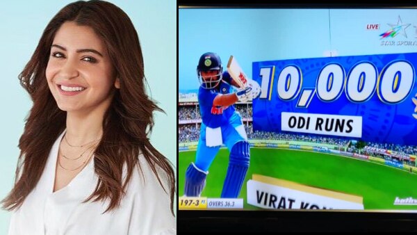 Virat Kohli beats Tendulkar to become the fastest batsman to amass 10,000 ODI runs; Anushka Sharma is all hearts for hubby! Virat Kohli beats Tendulkar to become the fastest batsman to amass 10,000 ODI runs; Anushka Sharma is all hearts for hubby!