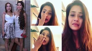 TV actress Sara Khan CRIES HER HEART OUT after sister Ayra leaves ...