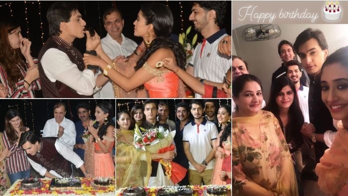 IN PICS: Yeh Rishta Kya Kehlata Hai's Naira aka Shivangi Joshi celebrates BOYFRIEND Kartik aka Mohsin Khan's birthday with his reel & real family on sets! IN PICS: Yeh Rishta Kya Kehlata Hai's Naira aka Shivangi Joshi celebrates BOYFRIEND Kartik aka Mohsin Khan's birthday with his reel & real family on sets!