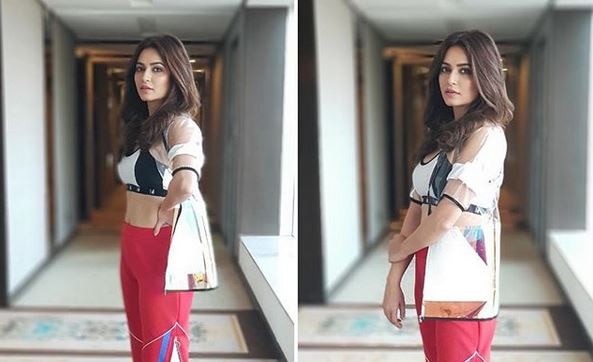 Kriti Kharbanda spends a working birthday Kriti Kharbanda spends a working birthday