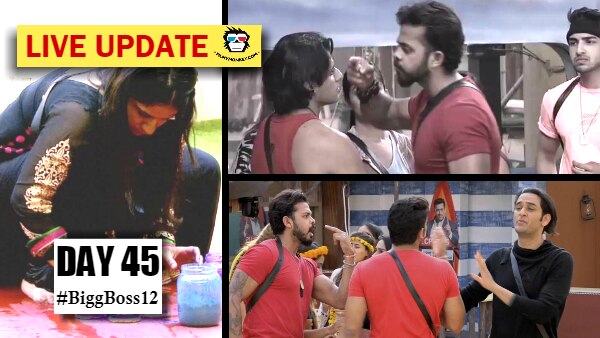 Bigg Boss 12 Day 45 Episode 46 HIGHLIGHTS: Sreesanth-Kvb fallout; Vikas-Sreesanth Huge fight! Bigg Boss 12 Day 45 Episode 46 HIGHLIGHTS: Sreesanth-Kvb fallout; Vikas-Sreesanth Huge fight!