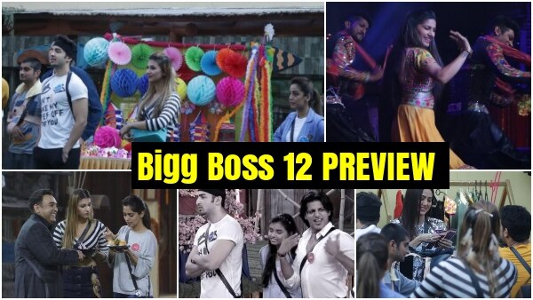 Bigg Boss 12 Day 46 PREVIEW: Contestants celebrate Diwali mela; Sana Khan, Sapna Choudhary ENTER BB 12 house Bigg Boss 12 Day 46 PREVIEW: Contestants celebrate Diwali mela; Sana Khan, Sapna Choudhary ENTER BB 12 house