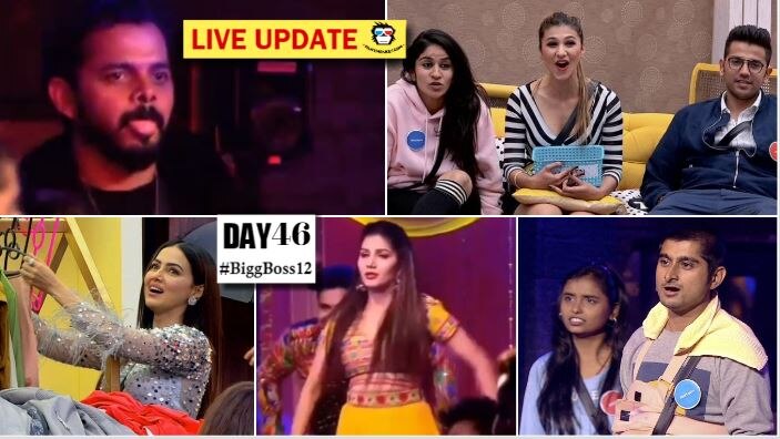 Bigg Boss 12, Day 46, Episode 47 HIGHLIGHTS: Sapna Chaudhary and Sana Khan to spice up Diwali Mela in the BB house! Bigg Boss 12, Day 46, Episode 47 HIGHLIGHTS: Sapna Chaudhary and Sana Khan to spice up Diwali Mela in the BB house!