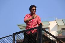 Happy Birthday Shah Rukh Khan: Little AbRam joins dad SRK to greet fans from Mannat; SEE PICS