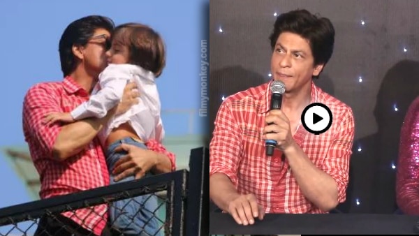 SRK at Zero Trailer launch: When Abram Khan made dad SRK feel like a 