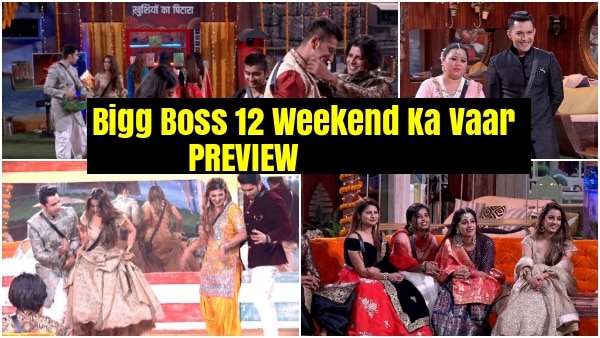 Bigg Boss 12 Weekend Ka Vaar Day 49 PREVIEW: Contestants get EMOTIONAL after receiving gifts from family; participate in interesting task Bigg Boss 12 Weekend Ka Vaar Day 49 PREVIEW: Contestants get EMOTIONAL after receiving gifts from family; participate in interesting task