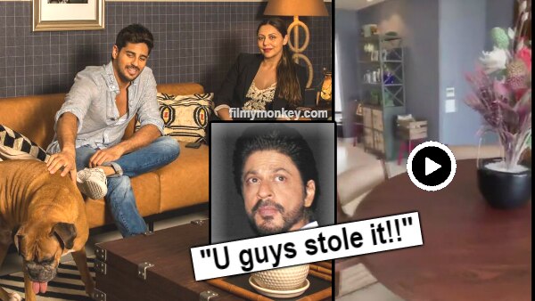 Gauri Khan designs Sidharth Malhotra's house & SRK alleges the two stole his hammock! See how Sid replied! Gauri Khan designs Sidharth Malhotra's house & SRK alleges the two stole his hammock! See how Sid replied!