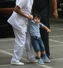 IN PICS: A day before Diwali, Bollywood BABIES Taimur, his lil sister Inaaya & Misha Kapoor clicked on a day out!