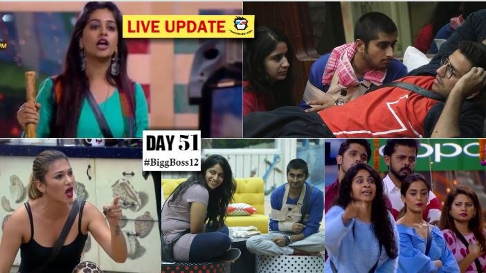 Bigg Boss 12 Day 51 HIGHLIGHTS: New Luxury Budget Task creates a tremor in the house; Sreesanth & Karanvir gets into a BIG FIGHT again! Bigg Boss 12 Day 51 HIGHLIGHTS: New Luxury Budget Task creates a tremor in the house; Sreesanth & Karanvir gets into a BIG FIGHT again!