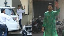 Deepika Padukone-Ranveer Singh get a 'Padmaavat' gift from Sanjay Leela Bhansali as they exit together post handing over the Wedding invitation to him!