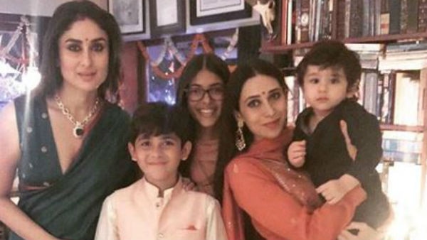 PICS: Kapoor sisters- Kareena-Karisma celebrate DIWALI 2018 with their 'babies' Taimur, Samaira & Kiaan Kapoor! PICS: Kapoor sisters- Kareena-Karisma celebrate DIWALI 2018 with their 'babies' Taimur, Samaira & Kiaan Kapoor!