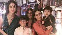 PICS: Kapoor sisters- Kareena-Karisma celebrate DIWALI 2018 with their 'babies' Taimur, Samaira & Kiaan Kapoor!
