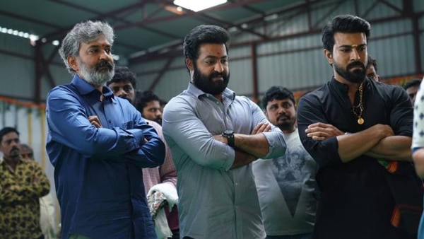 RRR: Rajamouli's next film with Jr. NTR and Ram Charan gets star-studded launch RRR: Rajamouli's next film with Jr. NTR and Ram Charan gets star-studded launch