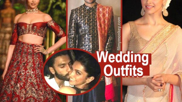 Deepika Ranveer Wedding outfits: The bride will wear a white & gold saree for konkani and red lehenge choli for sindhi wedding! Deepika Ranveer Wedding outfits: The bride will wear a white & gold saree for konkani and red lehenge choli for sindhi wedding!