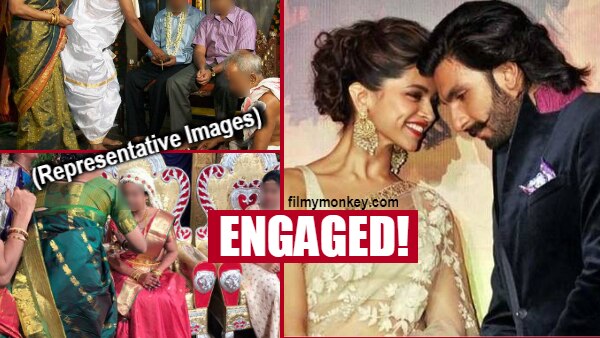 Deepika Ranveer got ENGAGED on 12th November in a traditional Phool Muddi (Konkani) ceremony! Deepika Ranveer got ENGAGED on 12th November in a traditional Phool Muddi (Konkani) ceremony!