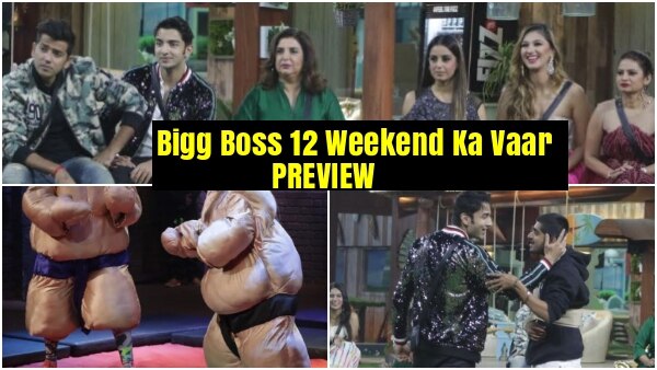 Bigg Boss 12 Weekend Ka Vaar Day 63 PREVIEW: Farah Khan BRIGHTENS up BB 12 house; THESE two contestants battle it out in Sultani Akhada Bigg Boss 12 Weekend Ka Vaar Day 63 PREVIEW: Farah Khan BRIGHTENS up BB 12 house; THESE two contestants battle it out in Sultani Akhada