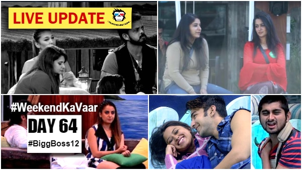 Bigg Boss 12 Day 64 HIGHLIGHTS: Seven contestants get NOMINATED for EVICTION Bigg Boss 12 Day 64 HIGHLIGHTS: Seven contestants get NOMINATED for EVICTION