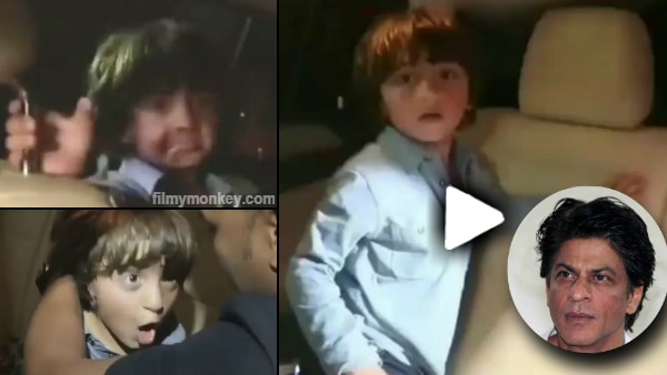 OH NO! Srk's son Abram Khan just shouted at the paps 
