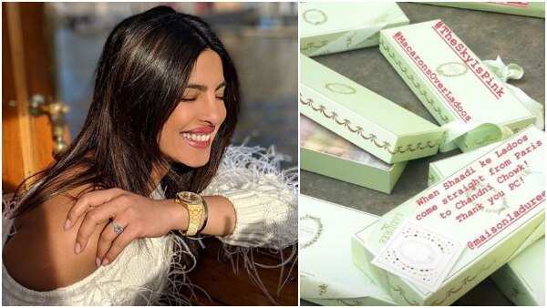 Priyanka Chopra gives NEW twist to ‘Shaadi Ke Ladoos’; Brings goodies from Paris for ‘The Sky Is Pink’ team (SEE PICS) Priyanka Chopra gives NEW twist to ‘Shaadi Ke Ladoos’; Brings goodies from Paris for ‘The Sky Is Pink’ team (SEE PICS)