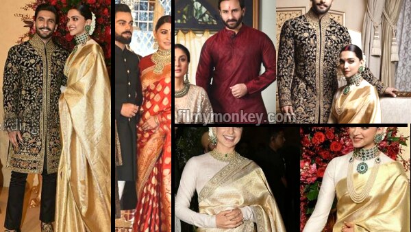 Deepika Ranveer Bangalore Reception: The bride's look reminds internet of Anushka, Kangana, Kareena.. Here's how! Deepika Ranveer Bangalore Reception: The bride's look reminds internet of Anushka, Kangana, Kareena.. Here's how!