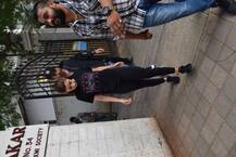 PICS! Injured Alia Bhatt spotted walking with a crutch but the 'Brahmastra' actress sports a smile for cameras!