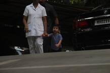 IN PICS: Baby Taimur Ali Khan trying to say something to the paparazzi outside his play school!
