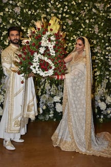 PHOTOS: Deepika Padukone-Ranveer Singh make a ROYAL couple at their Mumbai reception party!