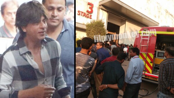 Zero: Fire on the sets of the film while Shah Rukh Khan was shooting; Police surrounds the area! Zero: Fire on the sets of the film while Shah Rukh Khan was shooting; Police surrounds the area!